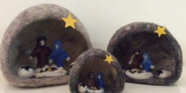 Medium Felt Nativity Set