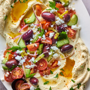 Loaded Greek Hummus